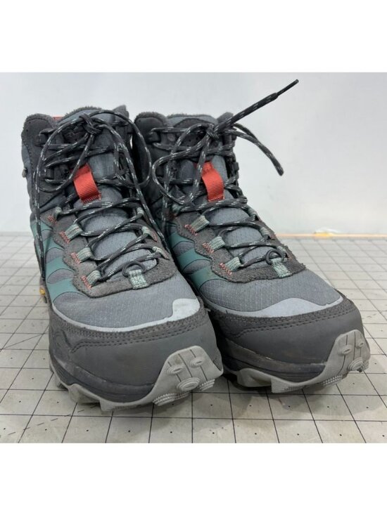 Merrell Shoes - Merrell Women’s Waterproof Hiking Boots Vibram Sole Sz 9.5 US Gray & Red J067016